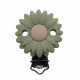 Clip girasole con fori antisoffoco in silicone 