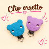 Clip Orsetto in silicone – Accessorio tenero e sicuro per portaciucci e creazioni handmade