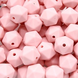 Esagoni 14mm in Silicone Atossico – Accessori per Catenelle Portaciuccio e Creazioni Fai da Te
