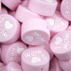 Inserto I Love Mom in silicone – Dettaglio dolce per accessori handmade e regali affettuosi