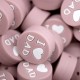 Inserto I Love Dad in silicone – Dettaglio affettuoso per accessori neonato e handmade