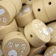 Inserto I Love Dad in silicone – Dettaglio affettuoso per accessori neonato e handmade