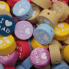 Inserto I Love Dad in silicone – Dettaglio affettuoso per accessori neonato e handmade