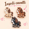 Inserto Cavallo in Silicone per Catenelle Portaciuccio – 27x32x10 mm