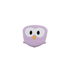 Inserto Civetta in silicone – Dettaglio creativo per accessori neonato e progetti handmade