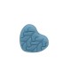 Inserto Cuore con Treccia in Silicone Atossico – Sicuro e Colorato per Creazioni Infantili
