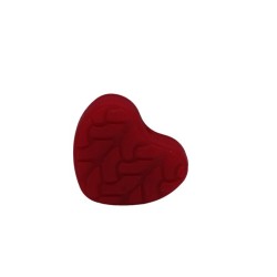 Inserto Cuore con Treccia in Silicone Atossico – Sicuro e Colorato per Creazioni Infantili