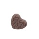 Inserto Cuore con Treccia in Silicone Atossico – Sicuro e Colorato per Creazioni Infantili