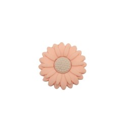 Inserto Girasole in silicone – Dettaglio floreale per portaciucci e accessori handmade