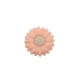 Inserto Girasole in silicone – Dettaglio floreale per portaciucci e accessori handmade