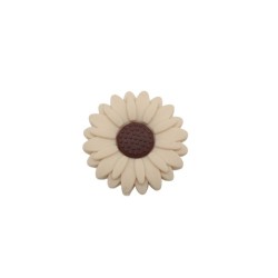 Inserto Girasole in silicone – Dettaglio floreale per portaciucci e accessori handmade