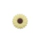Inserto Girasole in silicone – Dettaglio floreale per portaciucci e accessori handmade