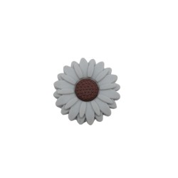 Inserto Girasole in silicone – Dettaglio floreale per portaciucci e accessori handmade