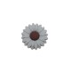 Inserto Girasole in silicone – Dettaglio floreale per portaciucci e accessori handmade