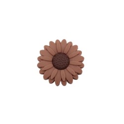 Inserto Girasole in silicone – Dettaglio floreale per portaciucci e accessori handmade
