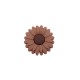 Inserto Girasole in silicone – Dettaglio floreale per portaciucci e accessori handmade