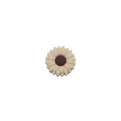 Inserto Girasole in silicone – Dettaglio floreale per portaciucci e accessori handmade