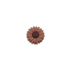 Inserto Girasole in silicone – Dettaglio floreale per portaciucci e accessori handmade