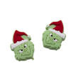 Inserto Grinch in silicone – Dettaglio originale per creazioni handmade natalizie