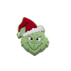 Inserto Grinch in silicone – Dettaglio originale per creazioni handmade natalizie
