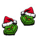 Inserto Grinch in silicone – Dettaglio originale per creazioni handmade natalizie