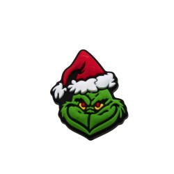 Inserto Grinch in silicone – Dettaglio originale per creazioni handmade natalizie