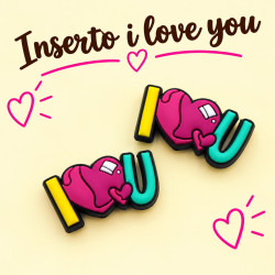Inserto "I Love You" in Silicone: La Dolcezza per le Tue Creazioni