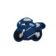 Inserto Moto in silicone – Dettaglio dinamico per portaciucci e accessori handmade