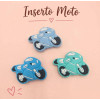 Inserto Moto in silicone – Dettaglio dinamico per portaciucci e accessori handmade