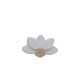 Inserto Ninfea in silicone – Dettaglio floreale per creazioni handmade e accessori neonato
