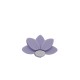 Inserto Ninfea in silicone – Dettaglio floreale per creazioni handmade e accessori neonato