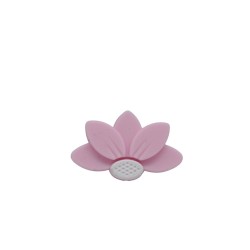 Inserto Ninfea in silicone – Dettaglio floreale per creazioni handmade e accessori neonato