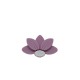 Inserto Ninfea in silicone – Dettaglio floreale per creazioni handmade e accessori neonato