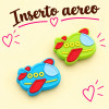 Inserto Aereo in silicone – Dettaglio creativo per portaciucci e accessori handmade a tema viaggio