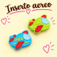 Inserto Aereo in silicone – Dettaglio creativo per portaciucci e accessori handmade a tema viaggio