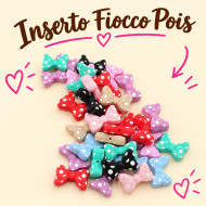 Inserto Fiocchi a Pois: Dettaglio Elegante per Creazioni Uniche