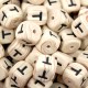Lettere 12mm Silicone Effetto Legno