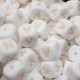 Lettere 12 mm Silicone  Bianco/Beige