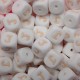 Lettere 12 mm Silicone  Bianco/Beige