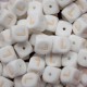 Lettere 12 mm Silicone  Bianco/Beige