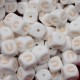 Lettere 12 mm Silicone  Bianco/Beige