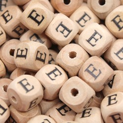 Lettere 12mm Legno Stampato in Superficie