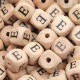 Lettere 12mm Legno Stampato in Superficie