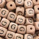 Lettere 12mm Legno Stampato in Superficie