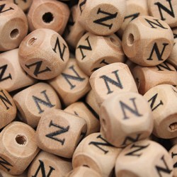 Lettere 12mm Legno Stampato in Superficie