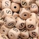 Lettere 12mm Legno Stampato in Superficie