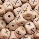 Lettere 12mm Legno Stampato in Superficie