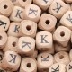 Lettere 12mm Legno Stampato in Superficie