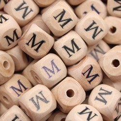 Lettere 12mm Legno Stampato in Superficie