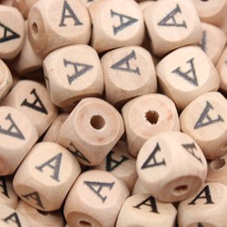 Lettere 12mm Legno Stampato in Superficie